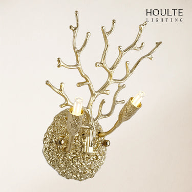 Lustre Branches Crystal Wall Sconce 10"W