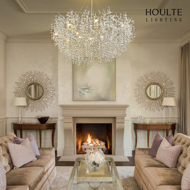Lustre Branches Halo Chandelier 48"