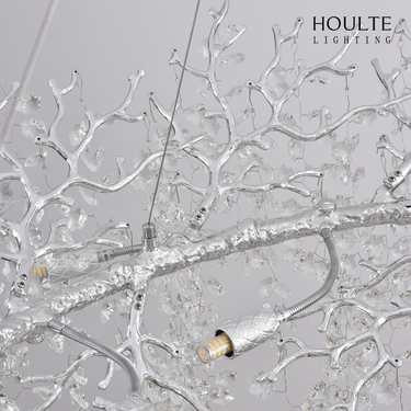 Lustre Branches Halo Chandelier 48"