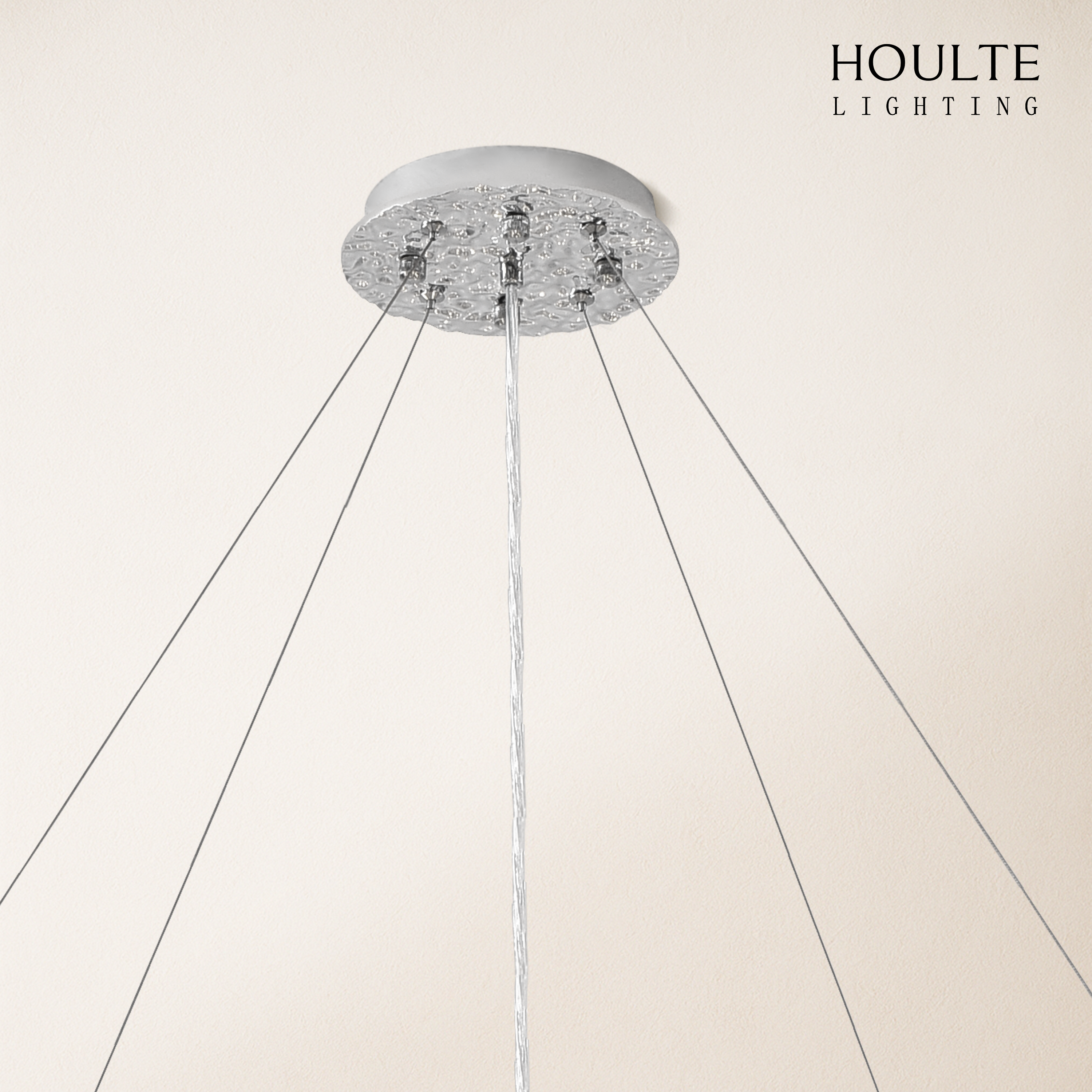 Lustre Branches Halo Chandelier 48"