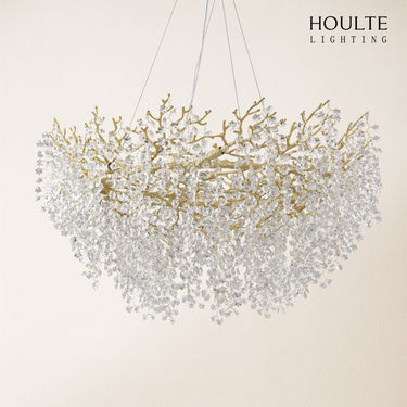 Lustre Branches Halo Chandelier 48"