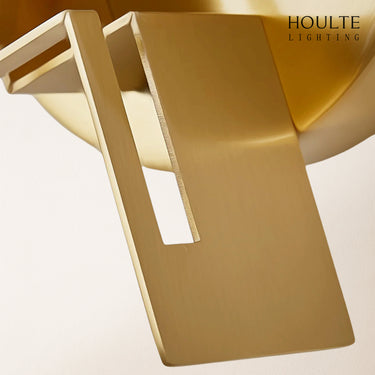 M Letter Alabaster Dish Wall Sconce 7.9"D