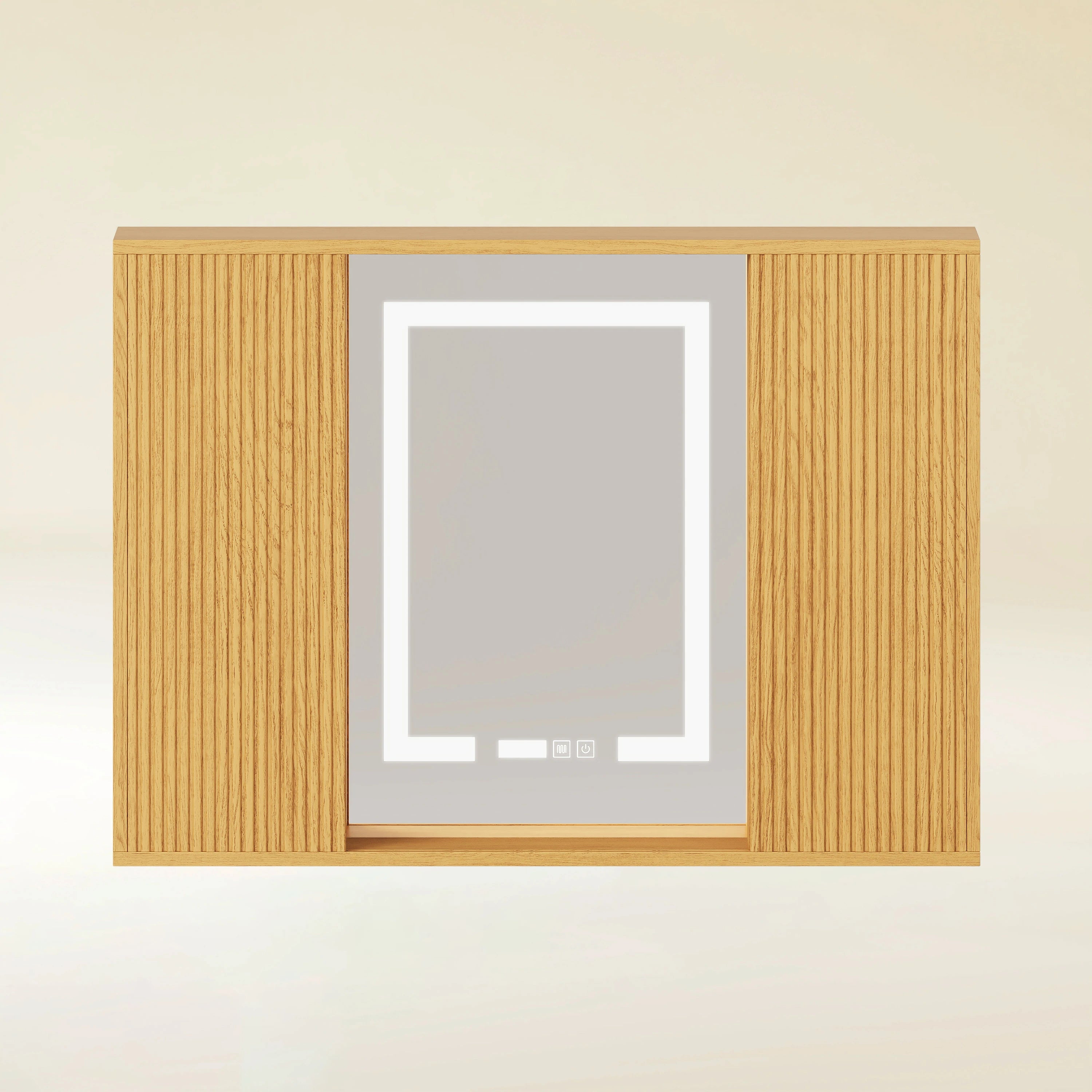 Isla Oak Bathroom Wall Mirror 36"