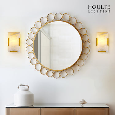 Maris Alabaster Wall Sconce 10"H