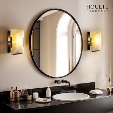 Maris Alabaster Wall Sconce 10"H