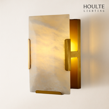 Maris Alabaster Wall Sconce 10"H