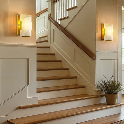 Maris Alabaster Wall Sconce 10"H