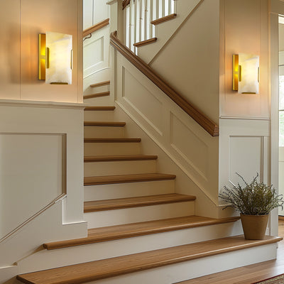 Maris Alabaster Wall Sconce 10"H