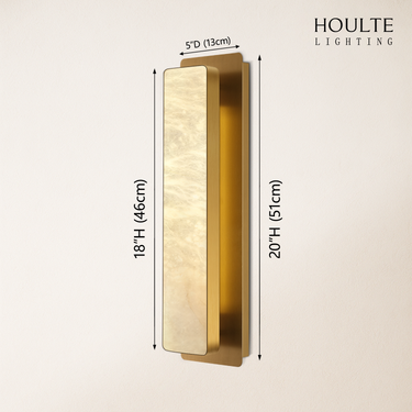 Mintreux Alabaster Modern Wall Sconces 20"H