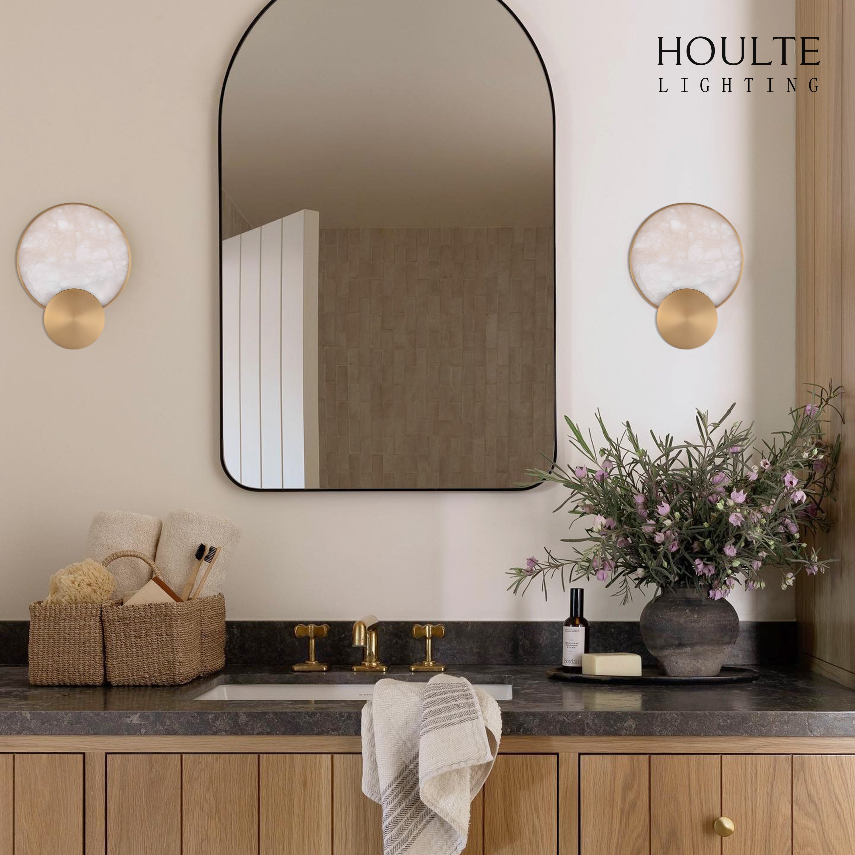 Mintreux Terre Sve Alabaster Wall Sconce