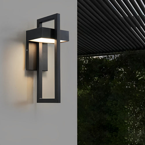 Aqualith Rectangular Minimalist Outdoor Wall Light