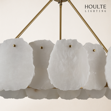 Moira Alabaster Round Chandelier 32"D