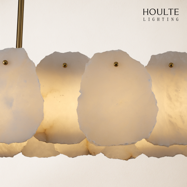 Moira Alabaster Round Chandelier 43"L