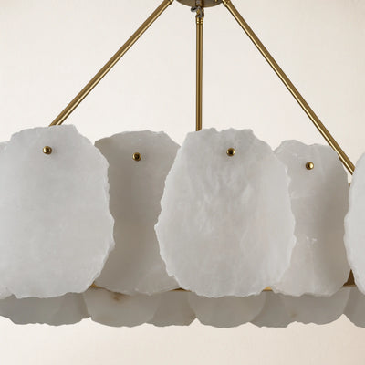 Moira Alabaster Round Chandelier 32"D