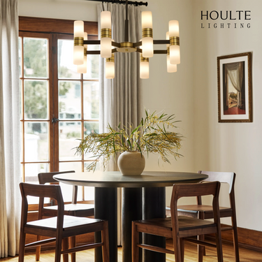 Moral Alabaster Round chandelier 25"D