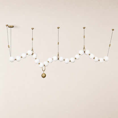 Celestine Necklace Glass Pendant