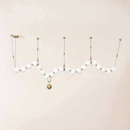 Celestine Necklace Glass Pendant