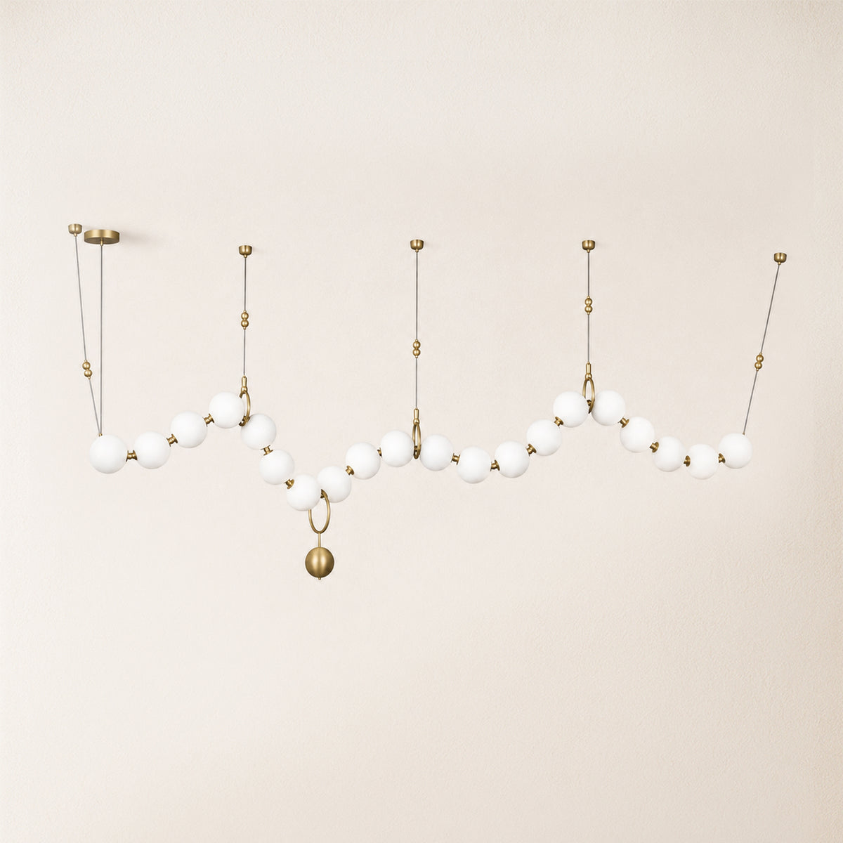 Celestine Necklace Glass Pendant