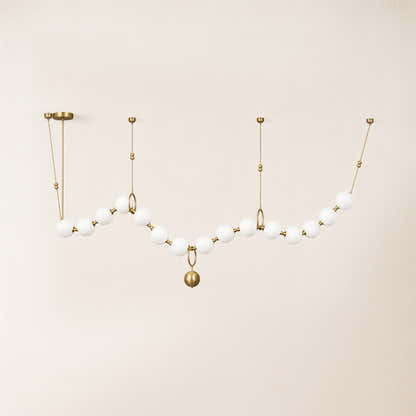 Celestine Necklace Glass Pendant