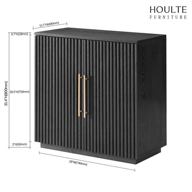 Holt 126″ Oak Media Console(Set of 4)