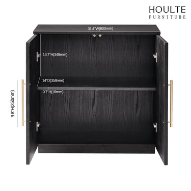 Holt 63″ Oak Media Console(Set of 2)