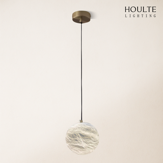 Nami Alabaster Global Ball Pendant Light 7"D