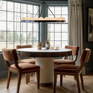 Nami Alabaster Global Suter Chandelier 57"D