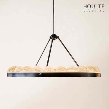Nami Alabaster Global Suter Chandelier 57"D