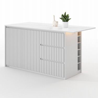 Nare Kitchen Island 70.9"W