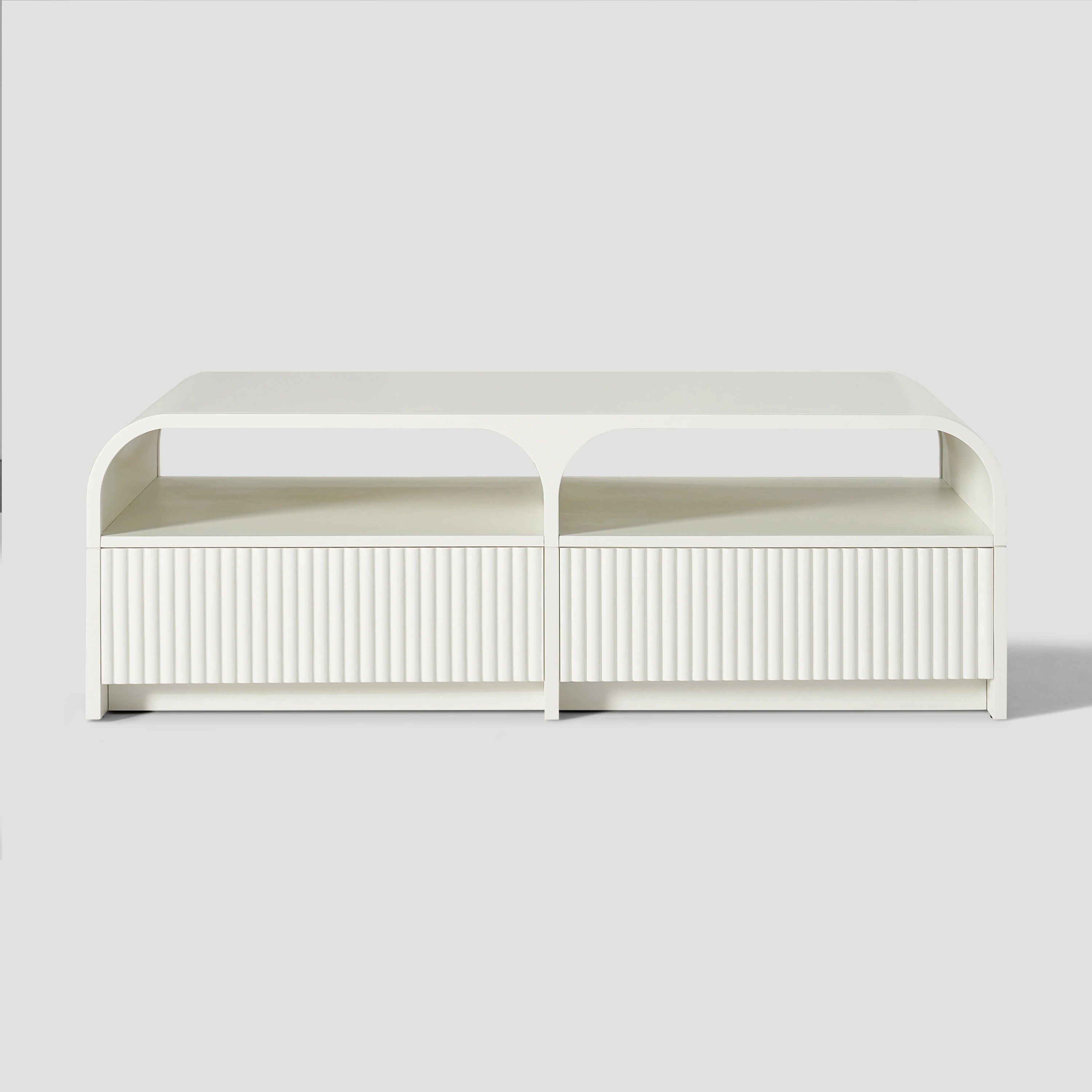 Naru Media Console and Coffee Table Set