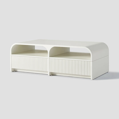 Naru Media Console and Coffee Table Set