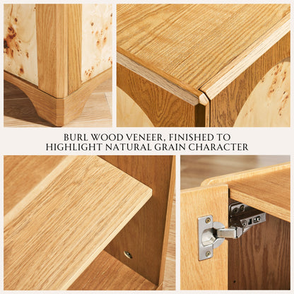 Aurora Oak Side Table