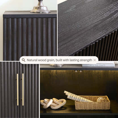 Holt 63″ Solid Oak Console(Set of 2)