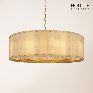 Nivislight Alabaster Round Chandelier 32"