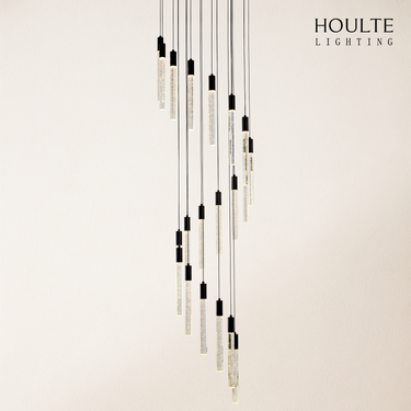 Nova Cascade Modern LED High Ceiling Chandelier 20"D
