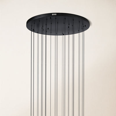 Nova Cascade High Ceiling Chandelier 20"D