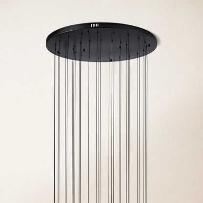 Nova Cascade Modern LED High Ceiling Chandelier 24"D