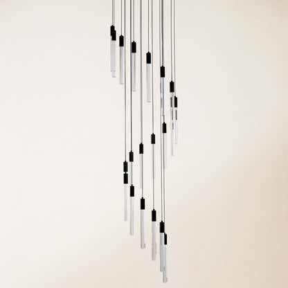 Nova Cascade High Ceiling Chandelier 20"D