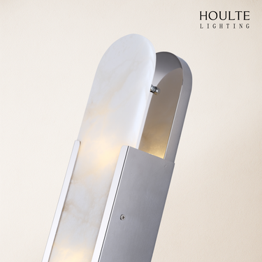 OpalEdge Alabaster Oval Wall Sconce 19.7"H