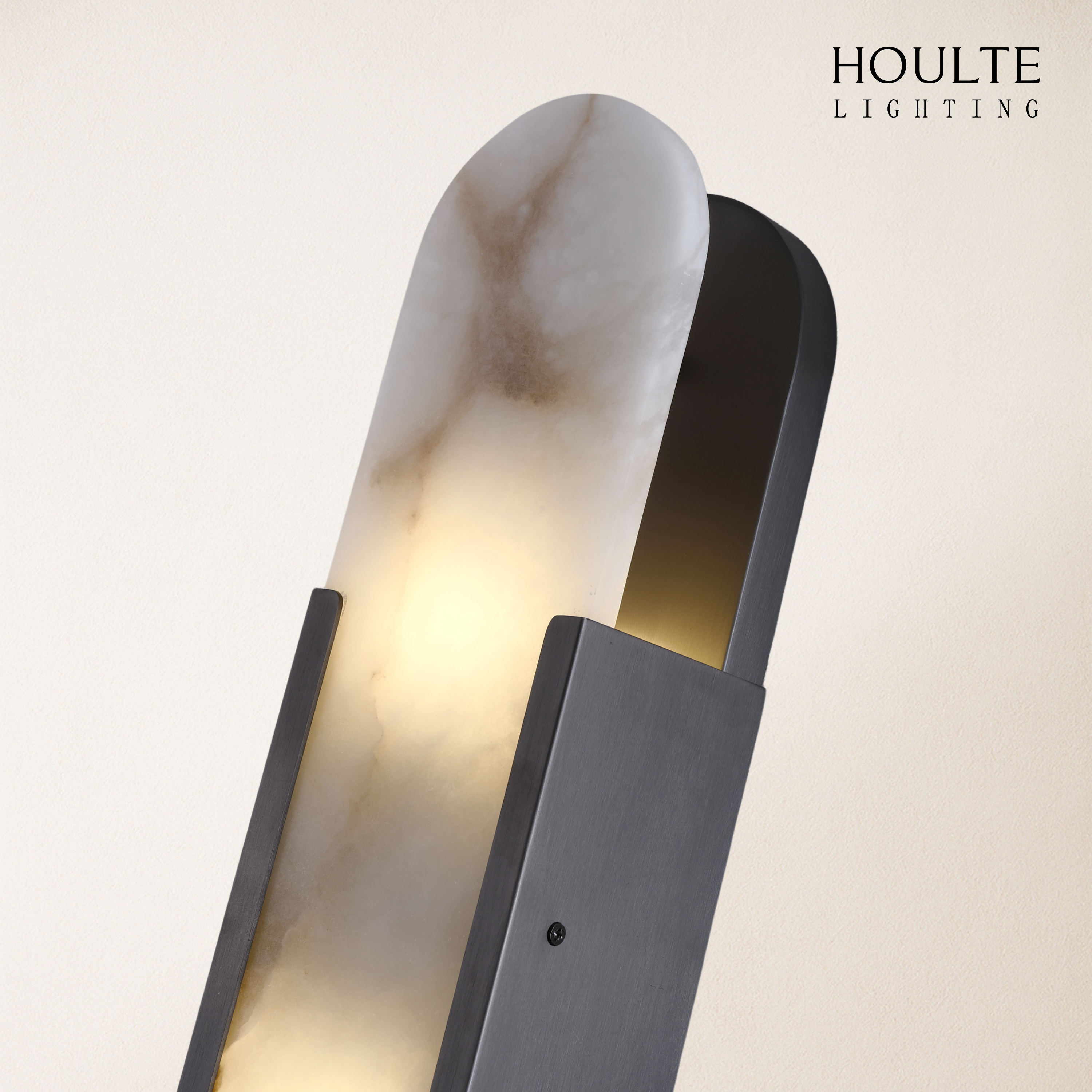OpalEdge Alabaster Oval Wall Sconce 19.7"H