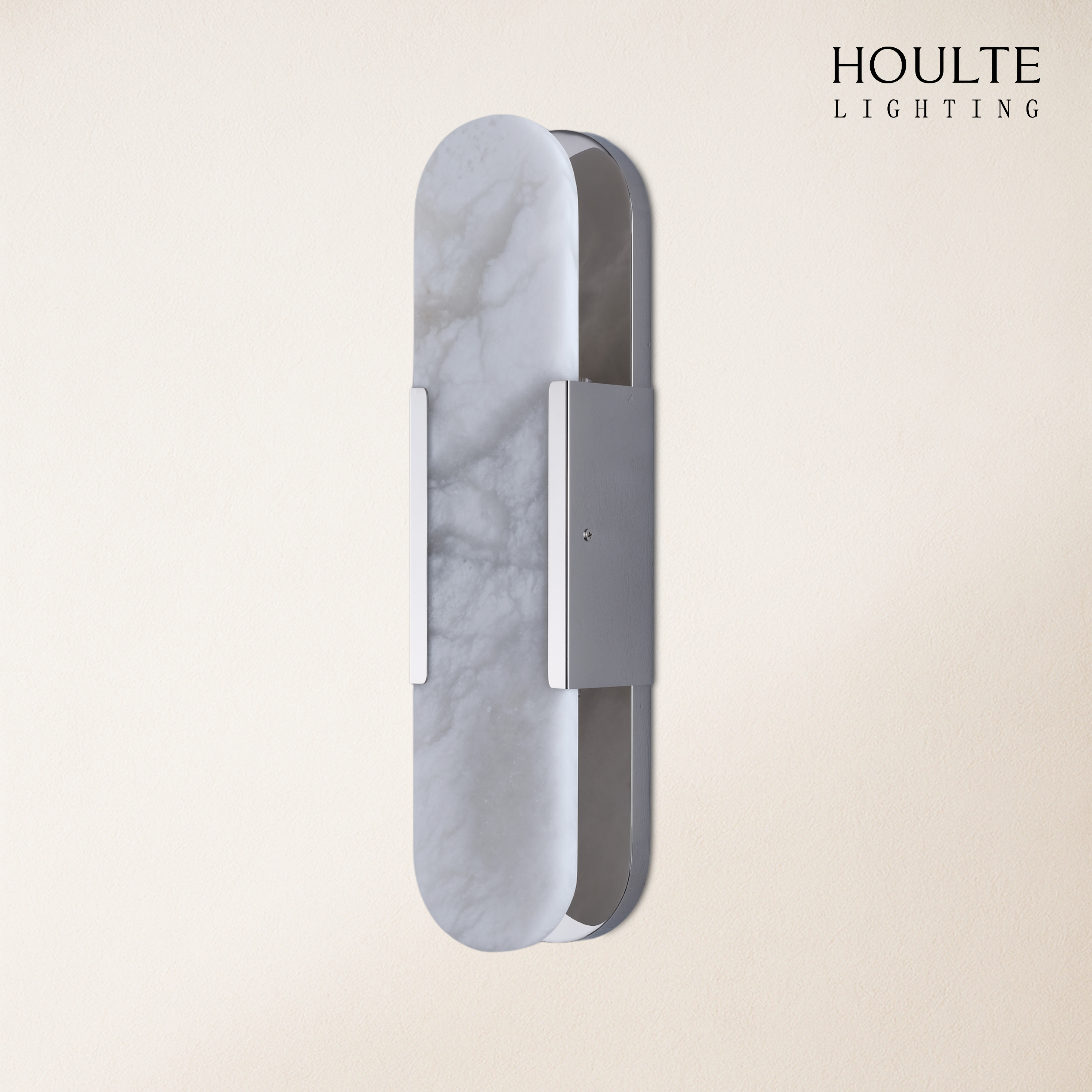 OpalEdge Alabaster Oval Wall Sconce 19.7"H