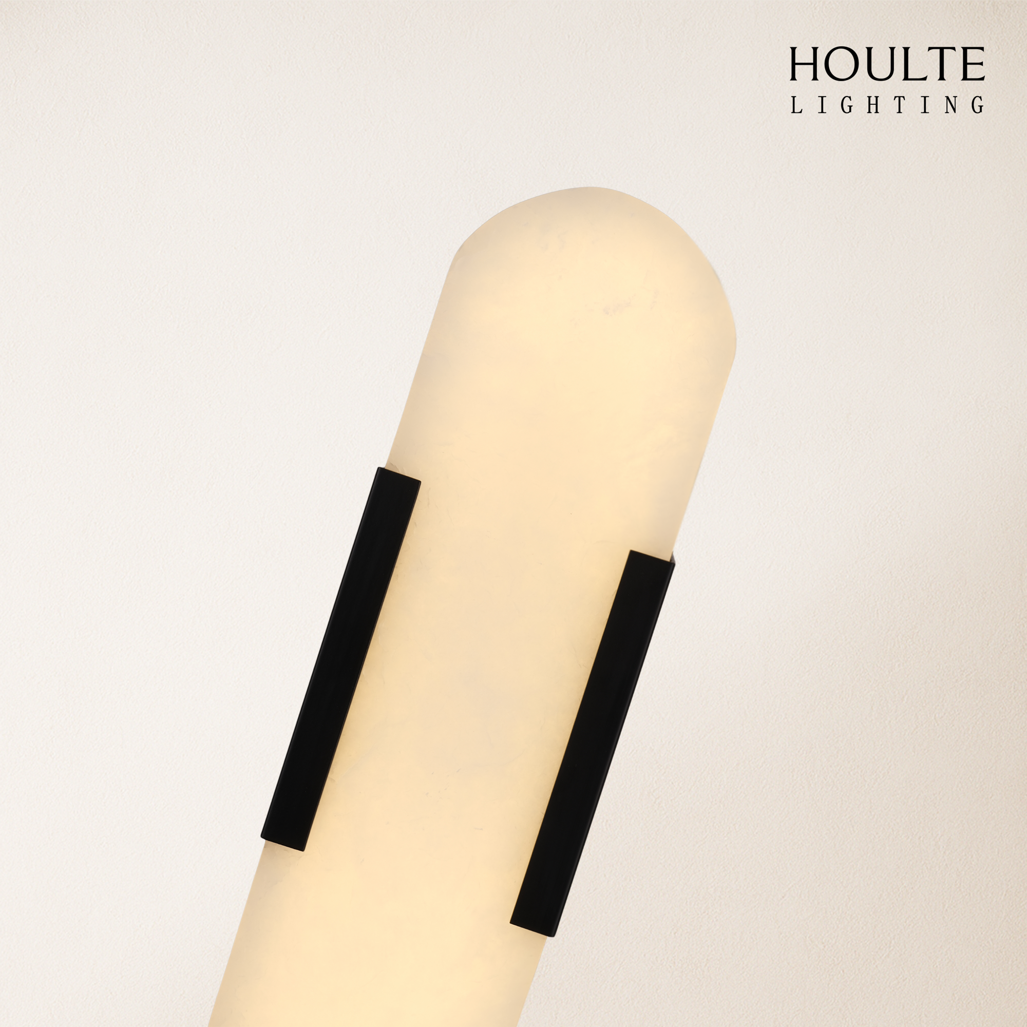 OpalEdge Alabaster Wall Sconce 13.8"H