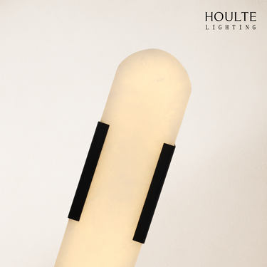 OpalEdge Alabaster Wall Sconce 13.8"H