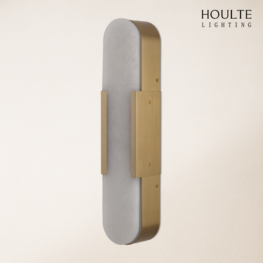 OpalEdge Alabaster Wall Sconce 20"H