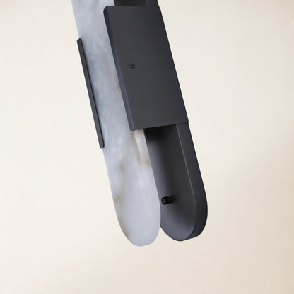 OpalEdge Alabaster Oval Wall Sconce 19.7"H