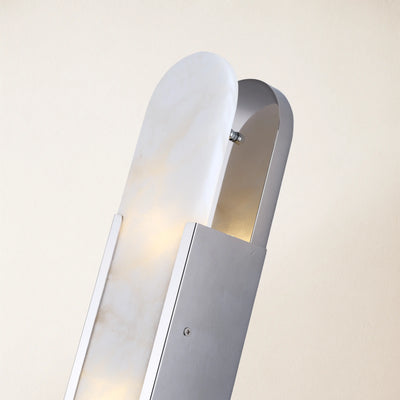 OpalEdge Alabaster Oval Wall Sconce 20"H