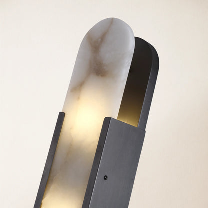 OpalEdge Alabaster Oval Wall Sconce 19.7"H