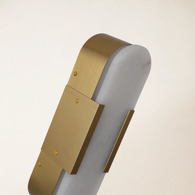 OpalEdge Alabaster Wall Sconce 14"H
