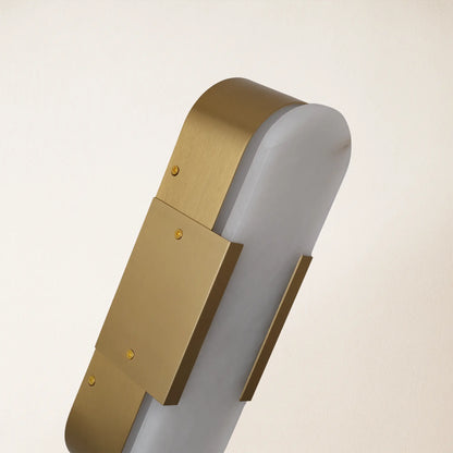 OpalEdge Alabaster Wall Sconce 13.8"H