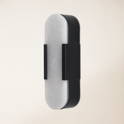 OpalEdge Alabaster Wall Sconce 14"H
